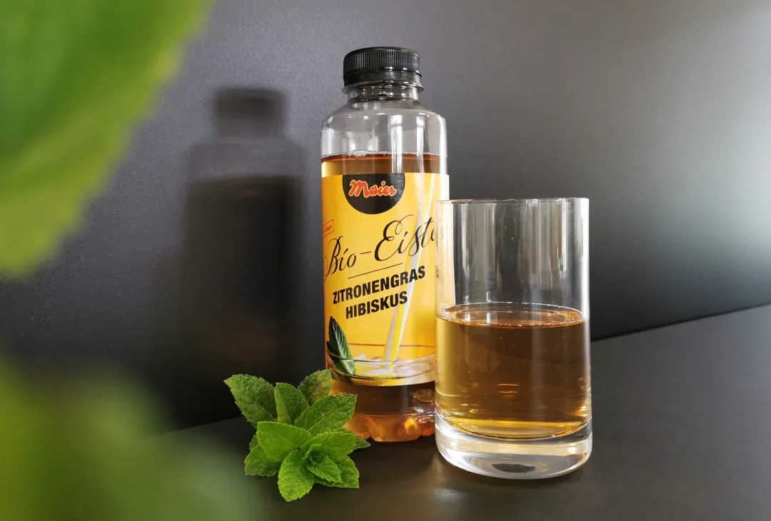 Bild 180grad Beck Maier Eistee Etikette