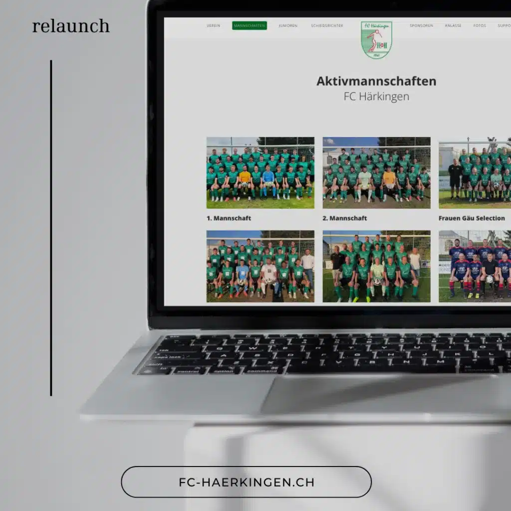 fc Härkingen relaunch website durch 180grad