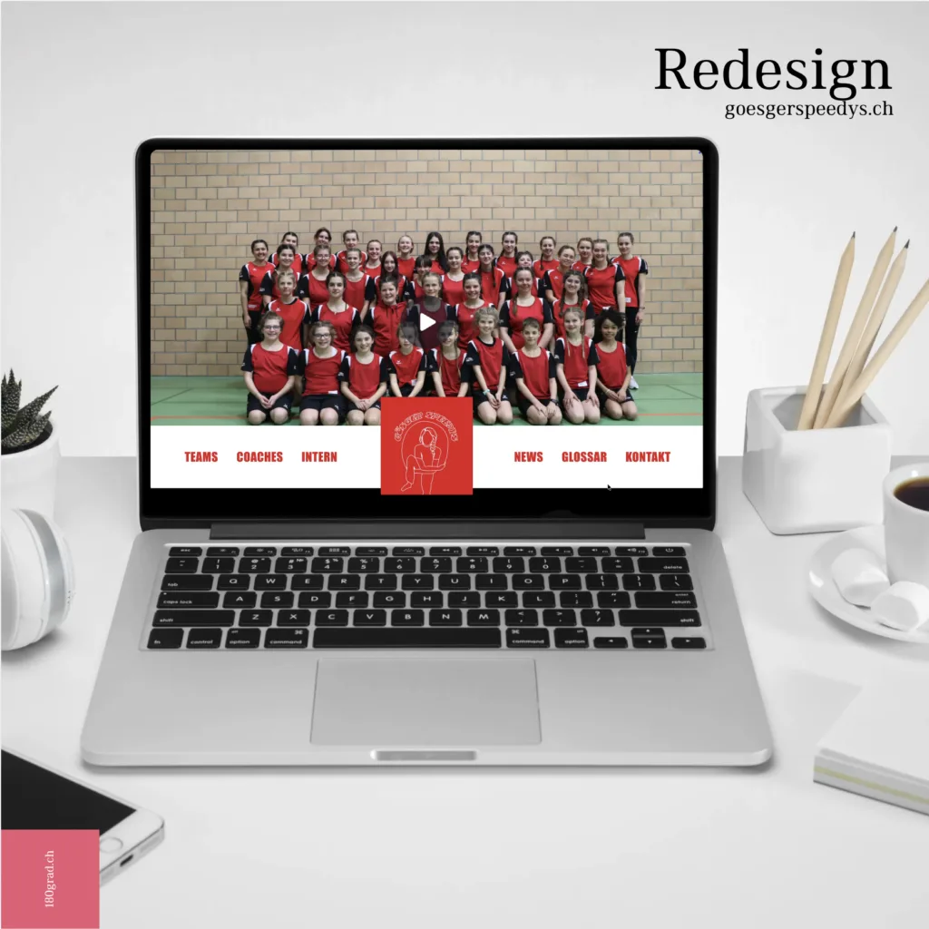 Redesign der Website für die goesgerspeedys