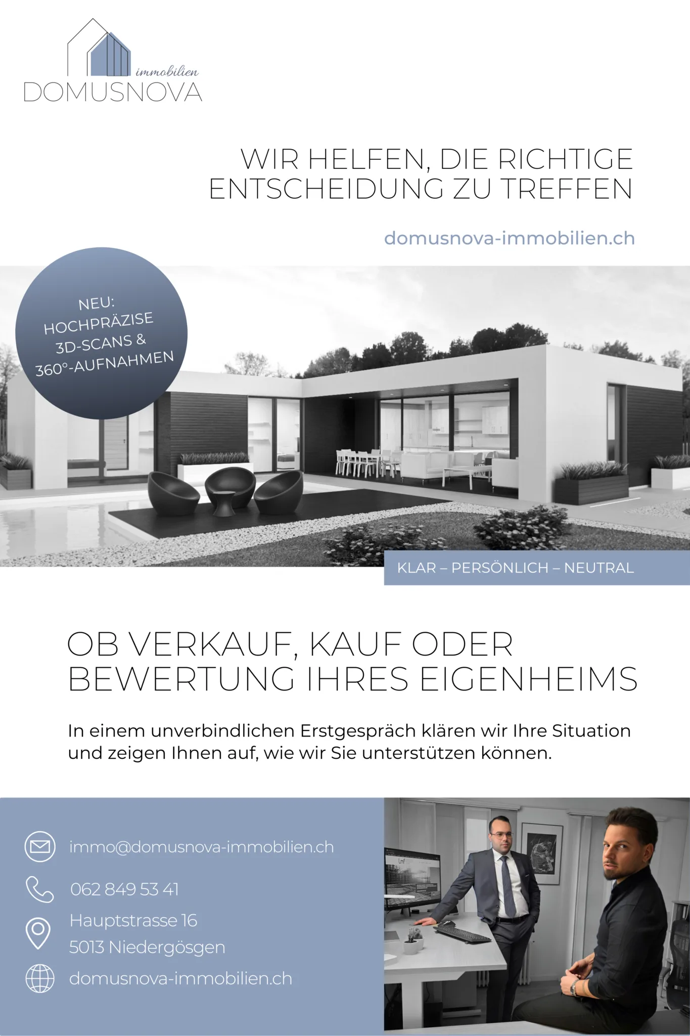 Domusnova Immobilien Poster A0